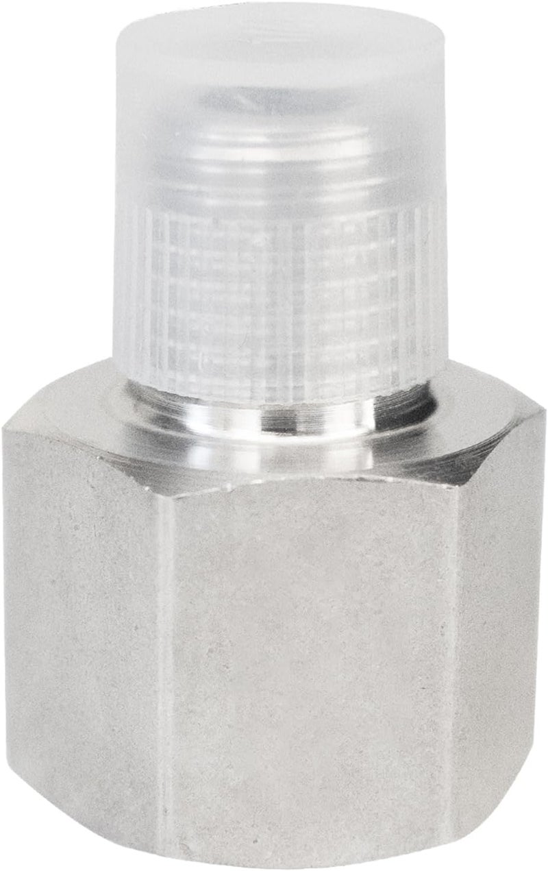 Goldpea Stainless Steel 304 M10*1 Female Thread x 1/4" NPT Male Adapter Metric Convert NPT Pipe Fiiting for Pressure Gage 1pc - Image 3